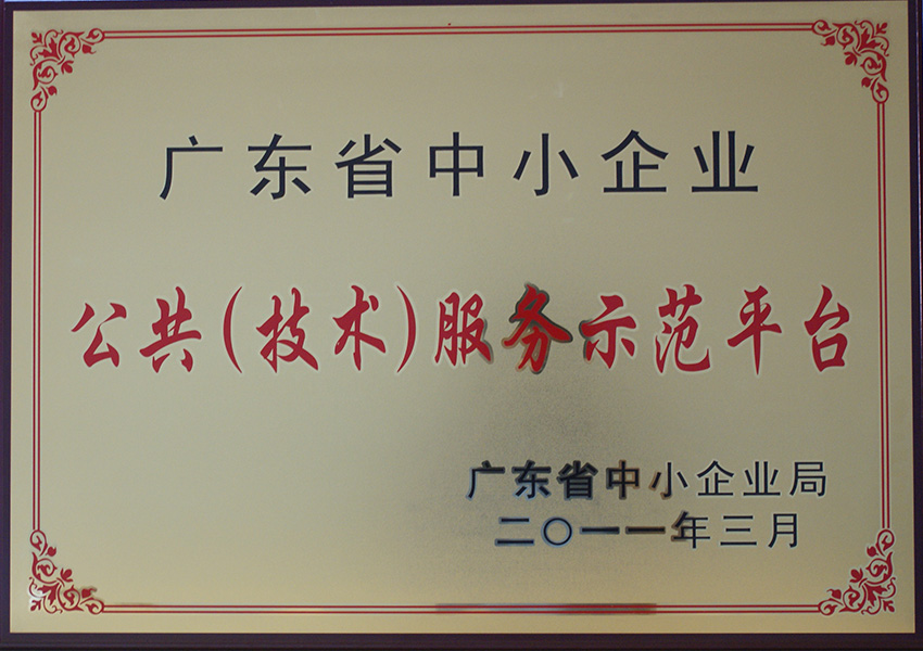 2011年公共(技術(shù))服務(wù)示范平臺
